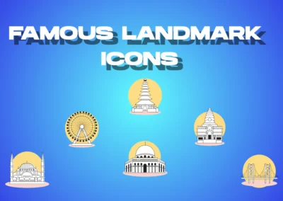 Famous Landmark Animated Icons