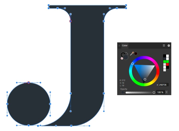 serif letter logos