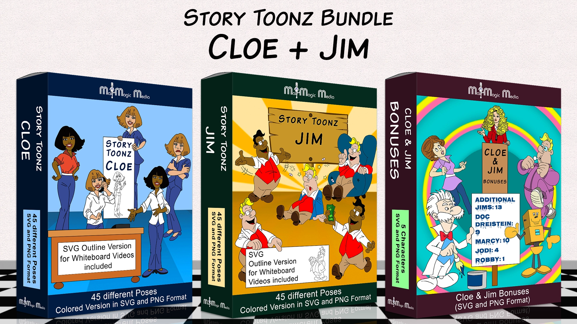 Story Toonz Bundle - Cloe & Jim